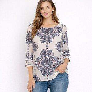 Women’s Boho Paisley Print Blouse -  Katherine Barclay
